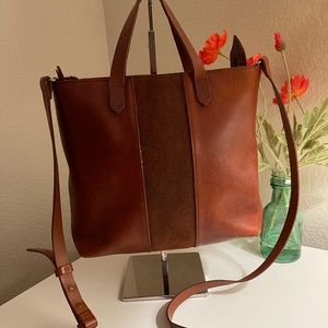 Madewell Leather and Suede Bag with Strap